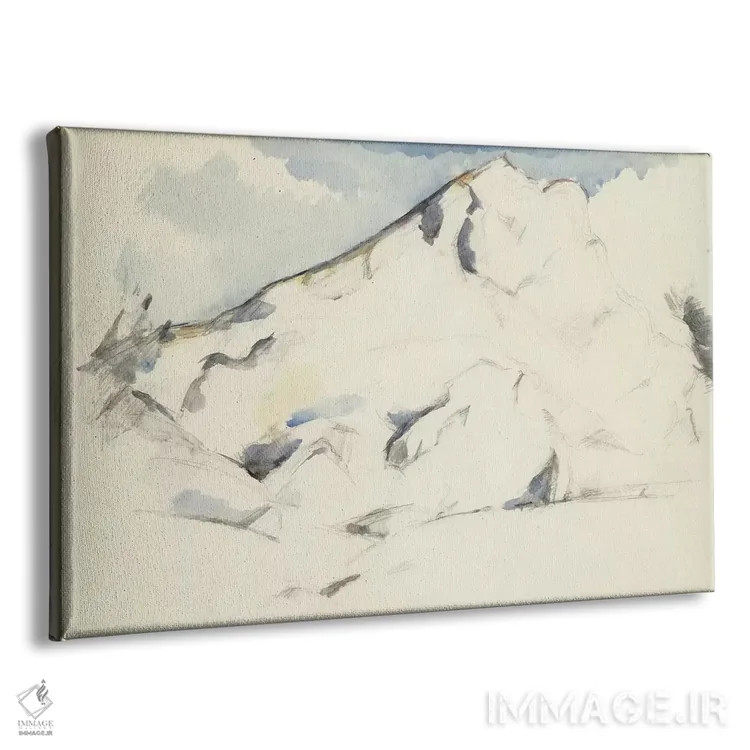 تابلو کوه سن-ویکتوار (میوهها و شاخ و برگ)، ۱۹۰۰–۱۹۰۲ اثر پل سزان - نمای پرسپکتیو محصول