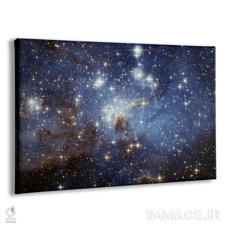 تابلو محل تولد ستارگان LH-95 (تلسکوپ فضایی هابل) اثر ناسا (آژانس فضایی آمریکا) - نمای پرسپکتیو محصول