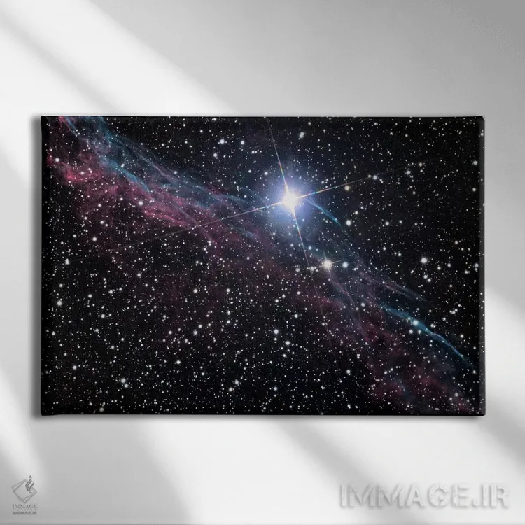 تابلو سحابی نقاب (ناسا) اثر ناسا (آژانس فضایی آمریکا) - نمای روبهرو روی دیوار