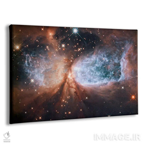 تابلو فرشته برفی آسمانی، سحابی S106 (هابل) اثر ناسا (آژانس فضایی آمریکا) - نمای پرسپکتیو محصول