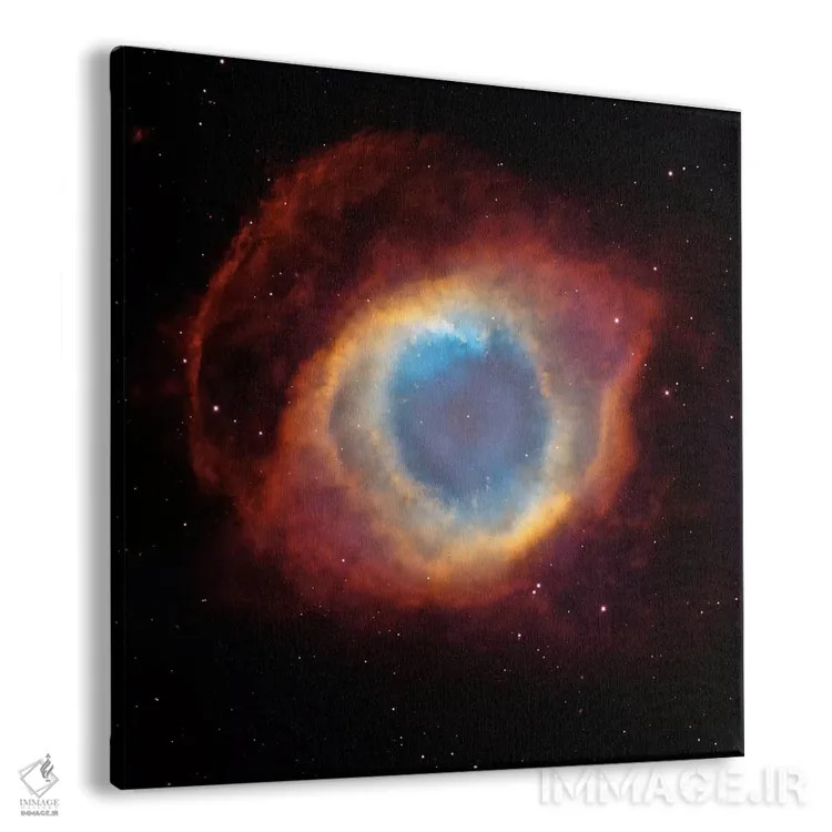 تابلو سحابی هلیکس (چشم خدا) (هابل) اثر ناسا (آژانس فضایی آمریکا) - نمای پرسپکتیو محصول
