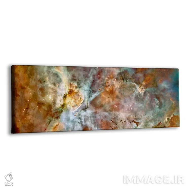 تابلو سحابی کارینا (هابل) اثر ناسا (آژانس فضایی آمریکا) - نمای پرسپکتیو محصول