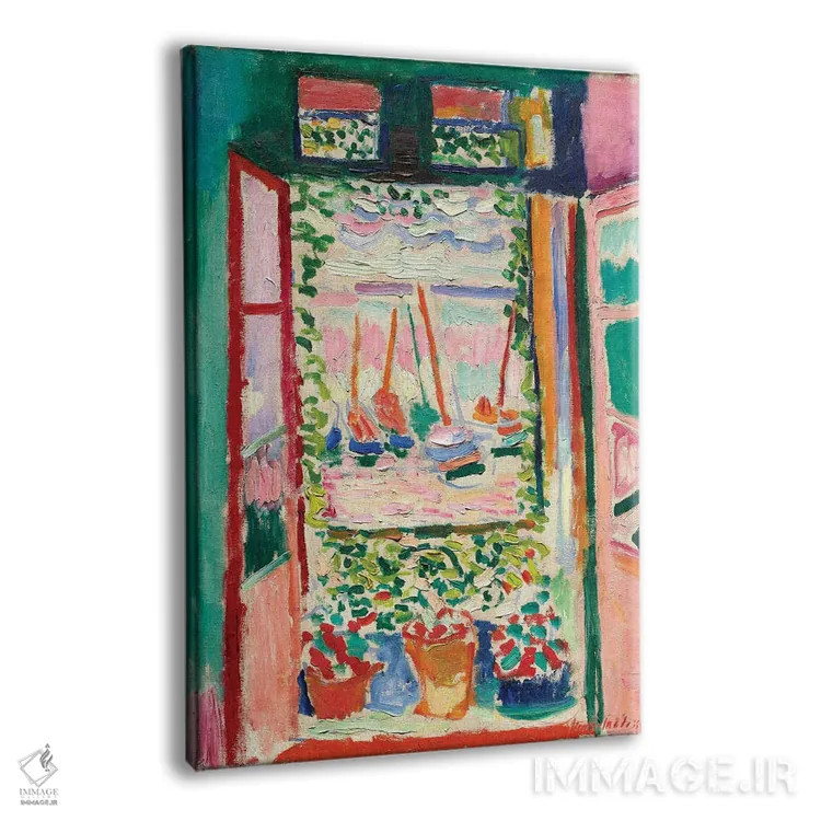 تابلو پنجره باز در کولیور (۱۹۰۵) اثر آنری ماتیس - نمای پرسپکتیو محصول