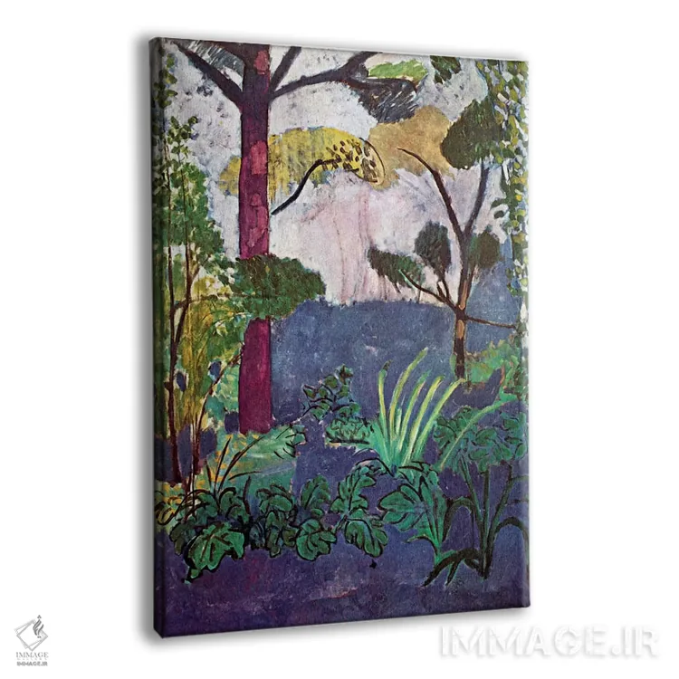 تابلو منظره مراکش (۱۹۱۳) اثر آنری ماتیس - نمای پرسپکتیو محصول