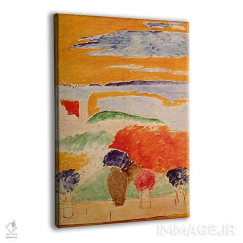 تابلو پنجرهای باز در طنجه (حدود ۱۹۱۲–۱۳) اثر آنری ماتیس - نمای پرسپکتیو محصول