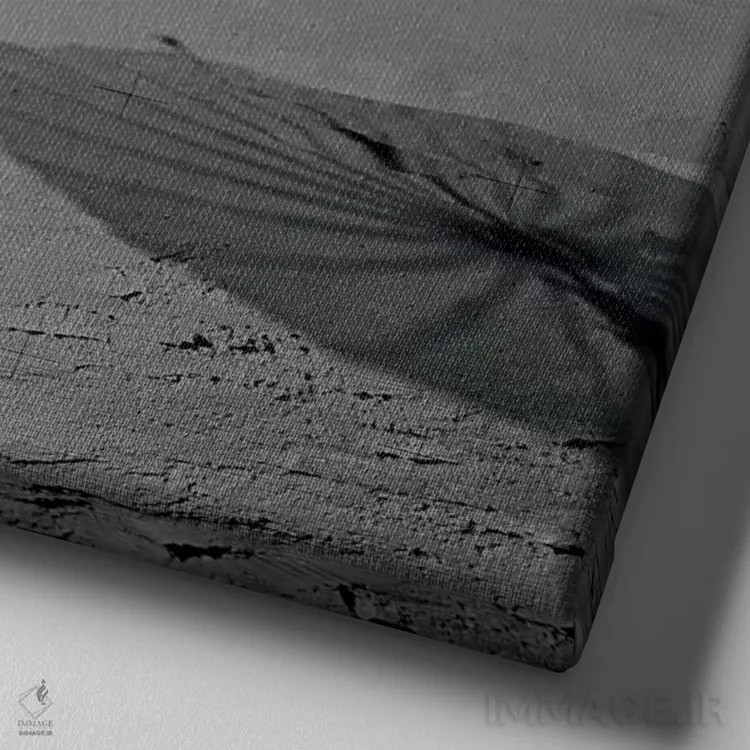 تابلو اپولو ۱۴ شپارد (فضانورد) اثر ناسا (آژانس فضایی آمریکا) - نمای نزدیک بافت بوم