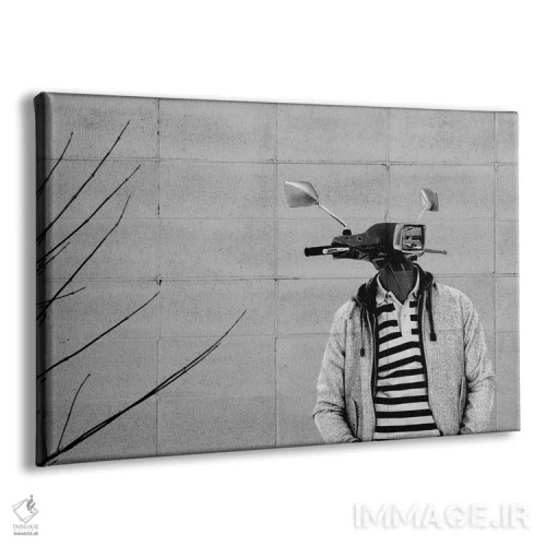 تابلو سر موتورگازی اثر هنرمند ناشناس - نمای پرسپکتیو محصول