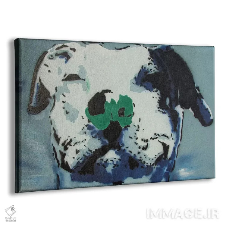 تابلو بهترین دوست انسان (سگ) اثر هنرمند ناشناس - نمای پرسپکتیو محصول