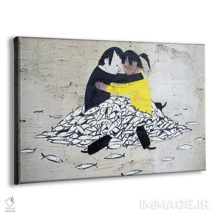 تابلو آغوش والنسیا اثر هنرمند ناشناس - نمای پرسپکتیو محصول