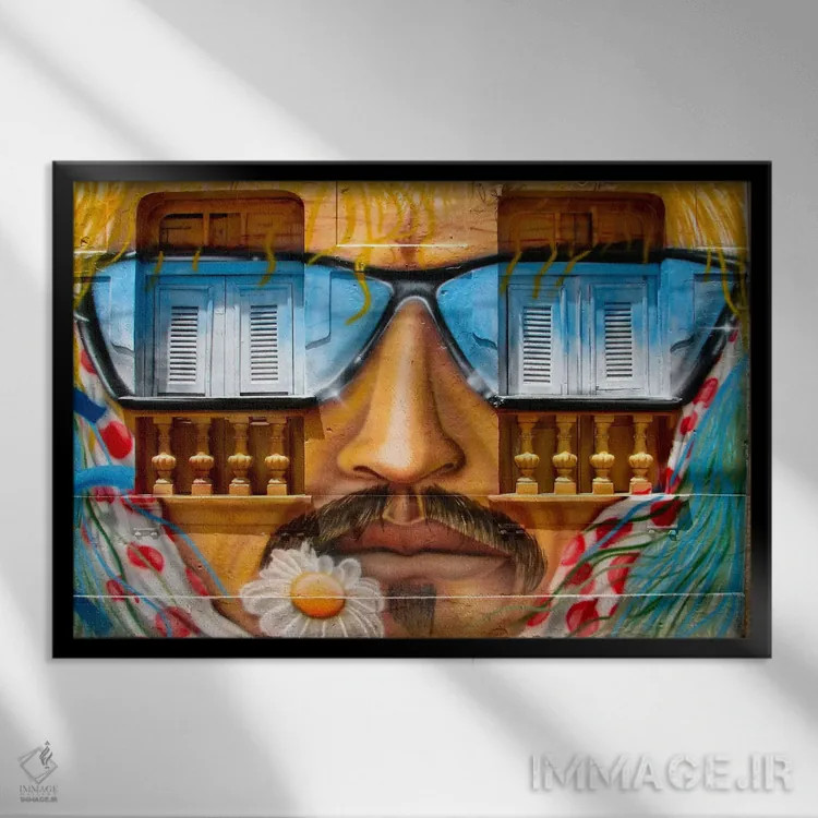 تابلو سایهدار اثر هنرمند ناشناس - نمای قابدار مشکی