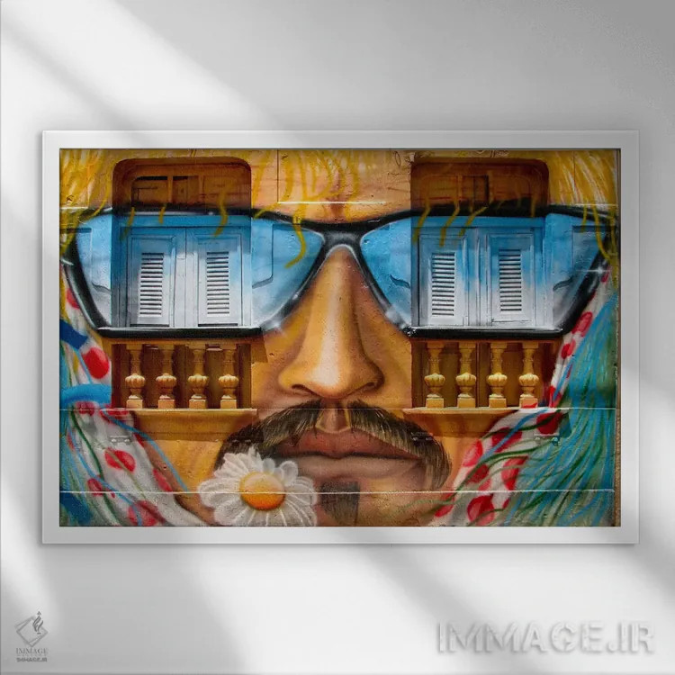 تابلو سایهدار اثر هنرمند ناشناس - نمای قابدار سفید