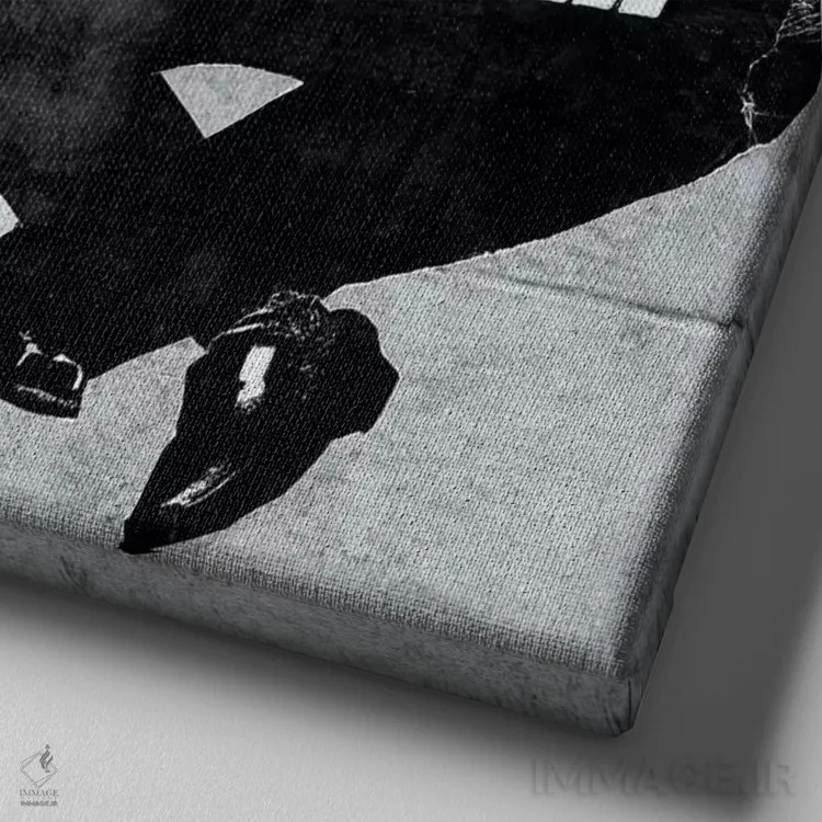 تابلو بیس خیابانی (سبک موسیقی) اثر هنرمند ناشناس - نمای نزدیک بافت بوم