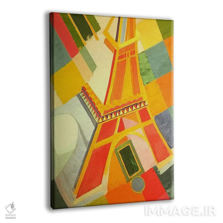 تابلو برج ایفل اثر رابرت دولونه (نقاش فرانسوی) - نمای پرسپکتیو محصول