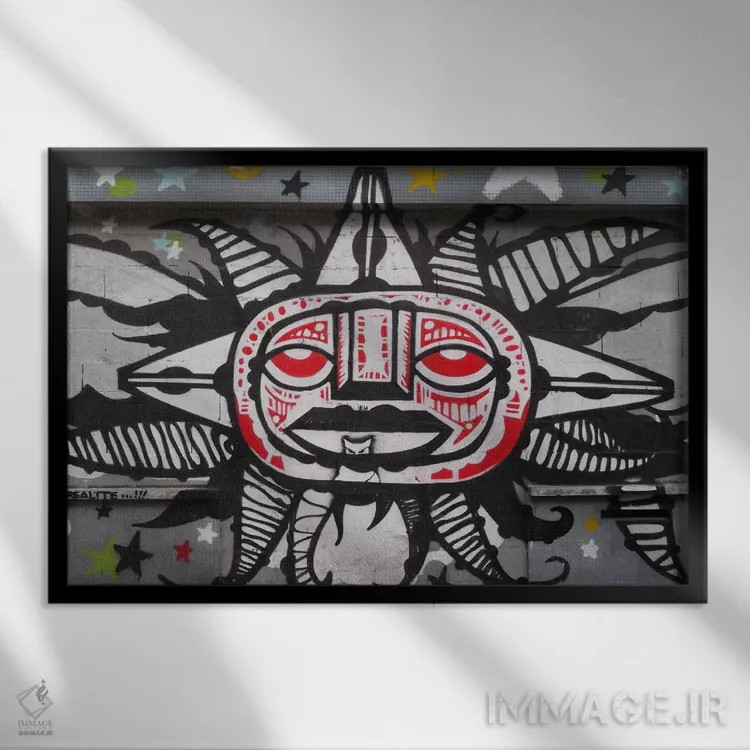 تابلو دا کروز در پاریس اثر هنرمند ناشناس - نمای قابدار مشکی