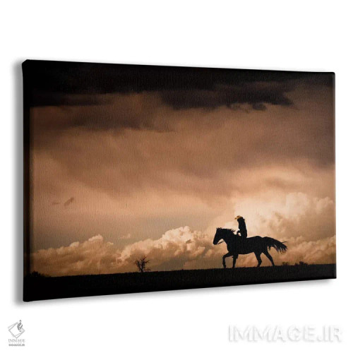 تابلو در دل طوفان راندن (یا: سواری در طوفان) اثر دن بالارد - نمای پرسپکتیو محصول