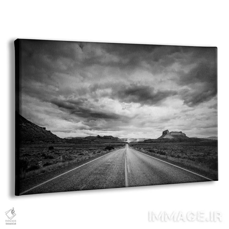 تابلو جادهای طولانی اثر دن بالارد - نمای پرسپکتیو محصول