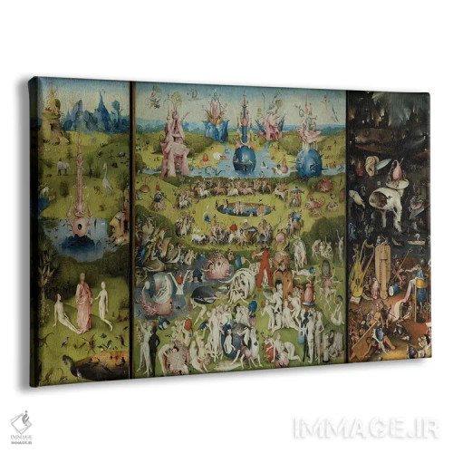 تابلو باغ لذتهای زمینی ۱۵۰۴ (تابلوی مشهور) اثر هیرونیموس بوش - نمای پرسپکتیو محصول