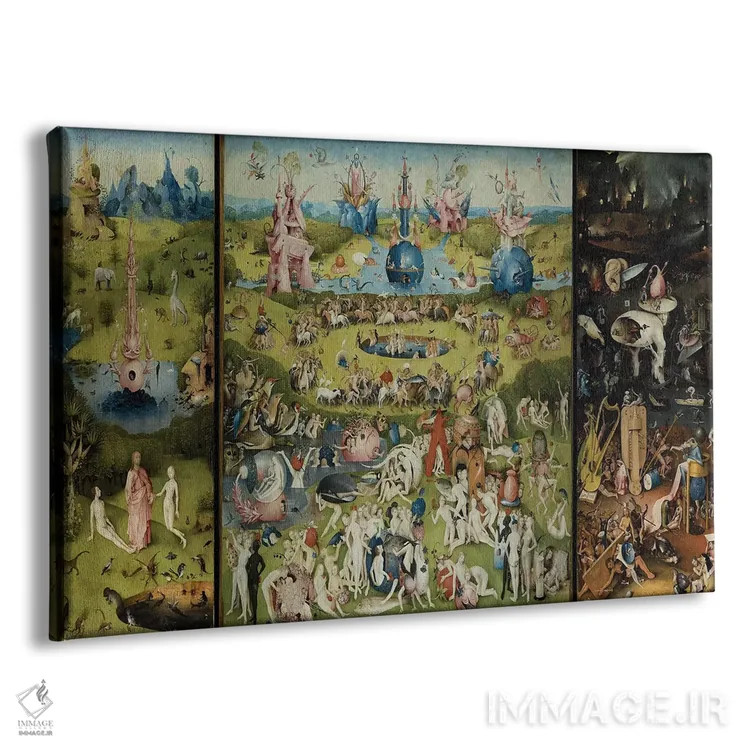 تابلو باغ لذتهای زمینی ۱۵۰۴ (تابلوی مشهور) اثر هیرونیموس بوش - نمای پرسپکتیو محصول