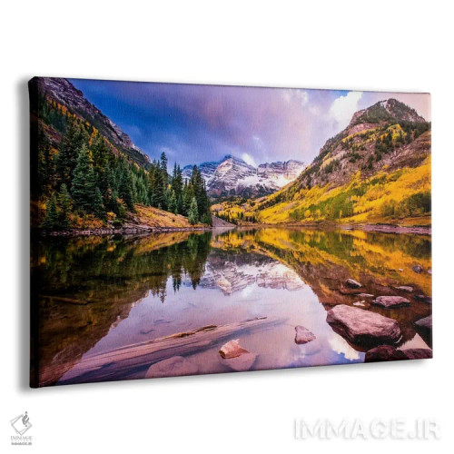 تابلو قلههای مارون (کوههای معروف در آمریکا) اثر دن بالارد - نمای پرسپکتیو محصول