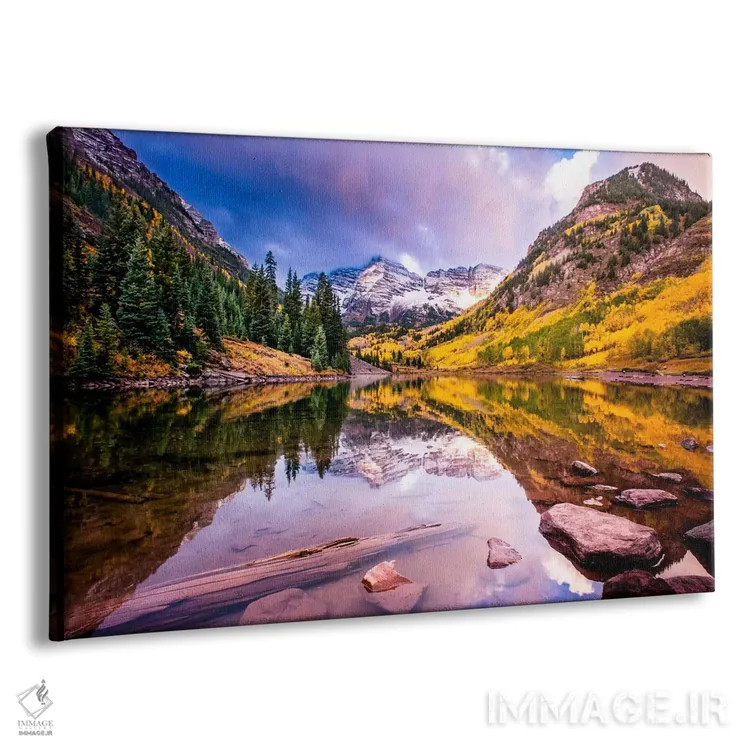 تابلو قلههای مارون (کوههای معروف در آمریکا) اثر دن بالارد - نمای پرسپکتیو محصول