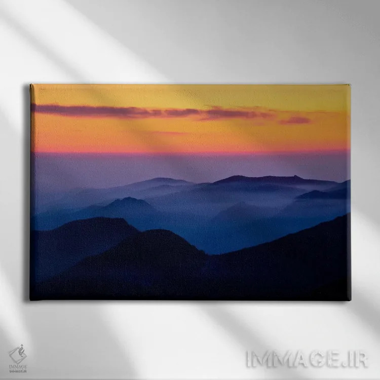 تابلو مه برخواسته اثر دن بالارد - نمای روبهرو روی دیوار