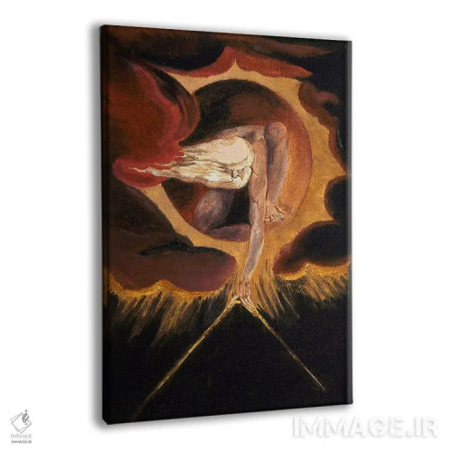 تابلو کهنترین روزها (تصویری از کتاب پیشگویی اروپا، نسخه B، ۱۷۹۵) اثر ویلیام بلیک (نقاش و شاعر انگلیسی) - نمای پرسپکتیو محصول