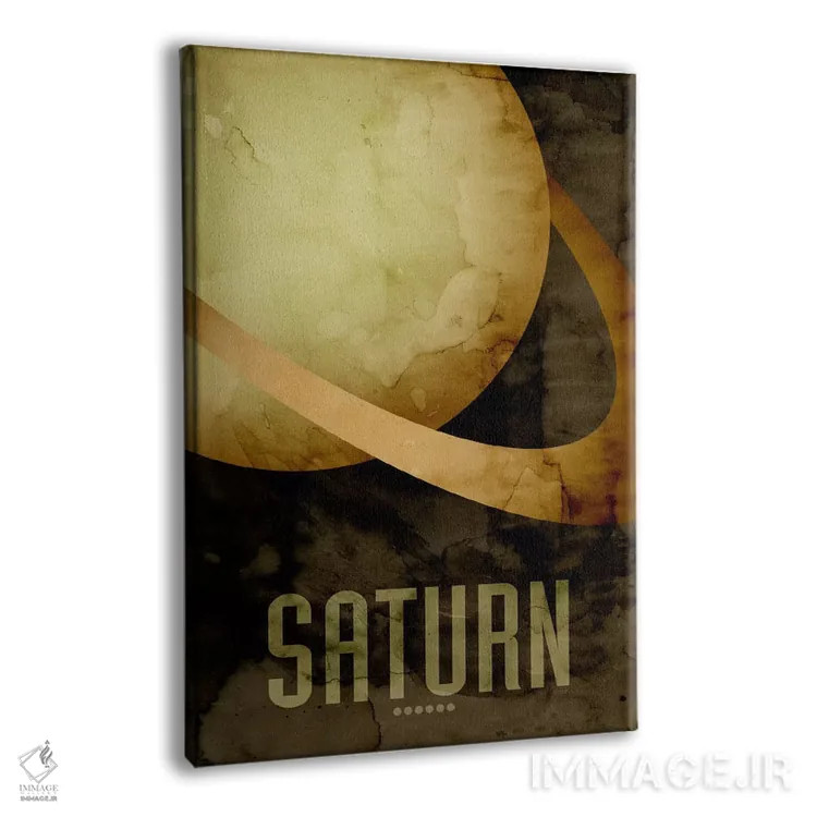 تابلو سیاره زحل اثر مایکل تامپست - نمای پرسپکتیو محصول