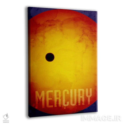 تابلو سیاره عطارد اثر مایکل تامپست - نمای پرسپکتیو محصول