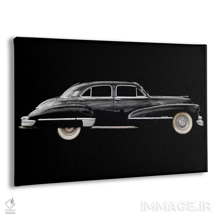 تابلو کادیلاک فلیتوود ۱۹۴۷ اثر هنرمند ناشناس - نمای پرسپکتیو محصول