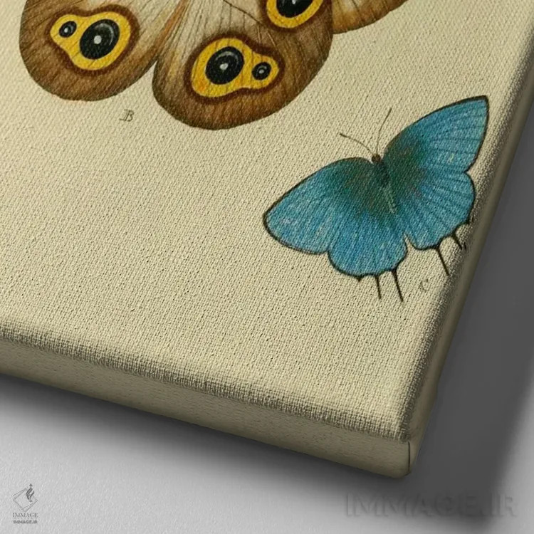 تابلو صفحهٔ شماره ۶ اثر کرامر و استول (استودیو/شرکت هنری) - نمای نزدیک بافت بوم