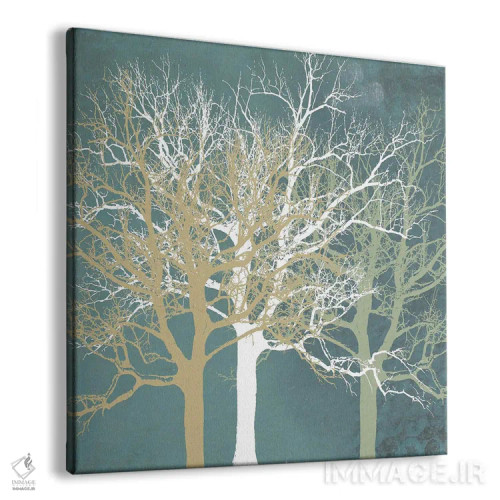 تابلو درختان آرام اثر ارین کلارک - نمای پرسپکتیو محصول