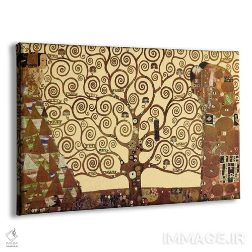 تابلو درخت زندگی اثر گوستاو کلیمت - نمای پرسپکتیو محصول