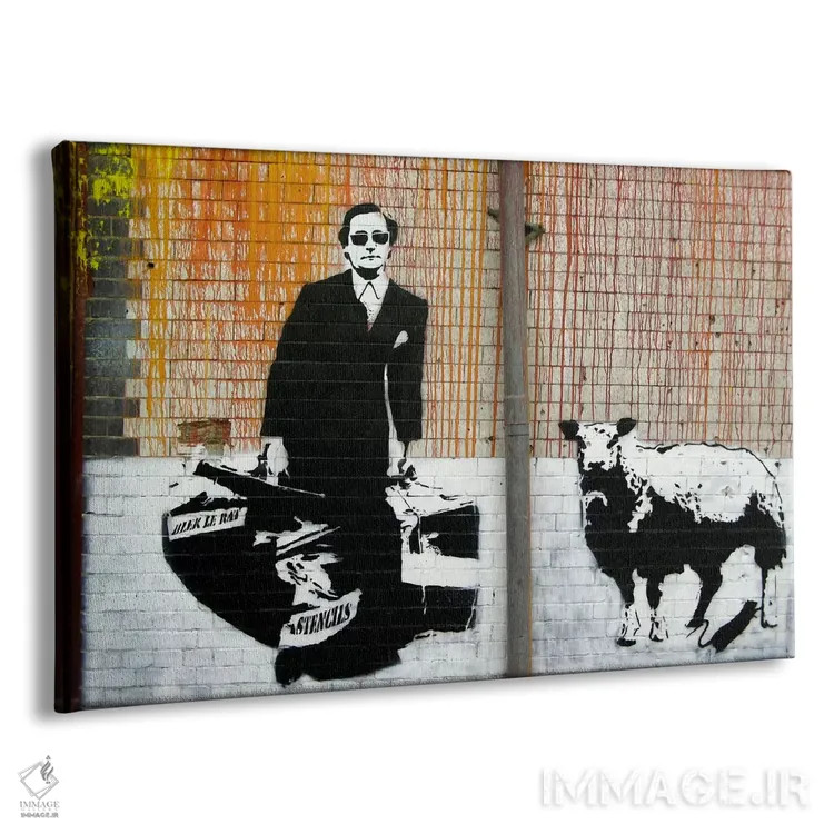تابلو نقاشی دیواری بلک لو رت (هنرمند فرانسوی) اثر هنرمند ناشناس - نمای پرسپکتیو محصول