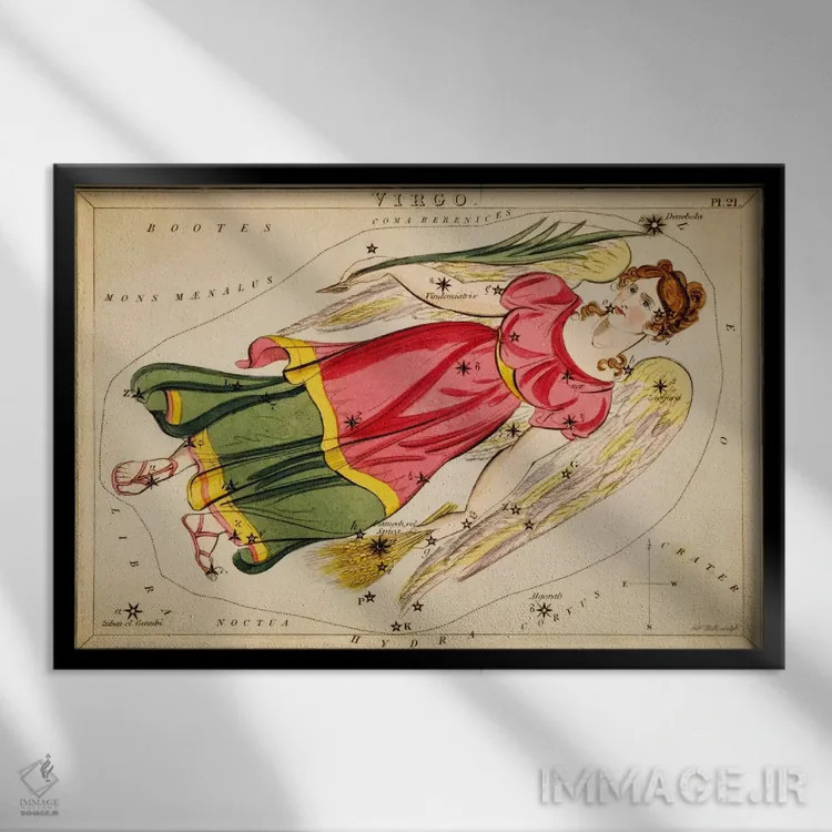 تابلو برج سنبله، ۱۸۲۵ اثر سیدنی هال - نمای قابدار مشکی