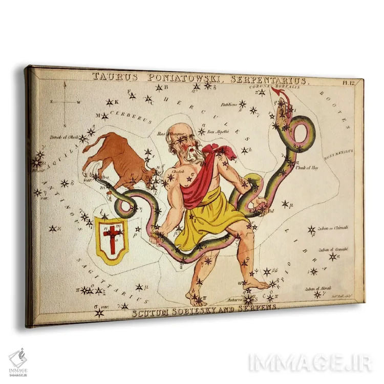 تابلو حوا، ۱۸۲۵ (صورت فلکی مارافسا) اثر سیدنی هال - نمای پرسپکتیو محصول