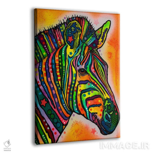 تابلو گورخر اثر باور روسو - نمای پرسپکتیو محصول