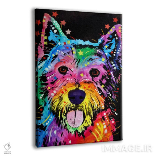 تابلو وستی (نژاد سگ) اثر باور روسو - نمای پرسپکتیو محصول