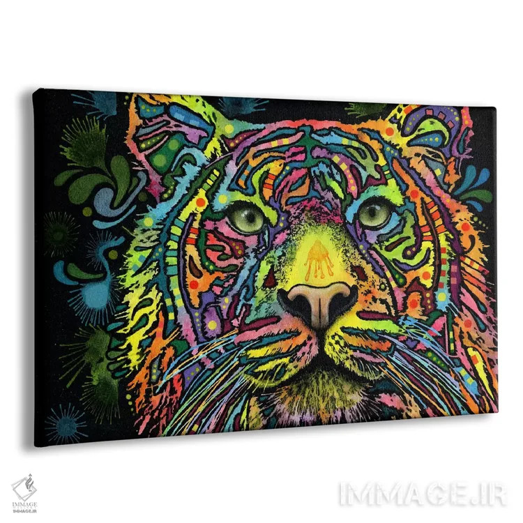 تابلو ببر اثر باور روسو - نمای پرسپکتیو محصول