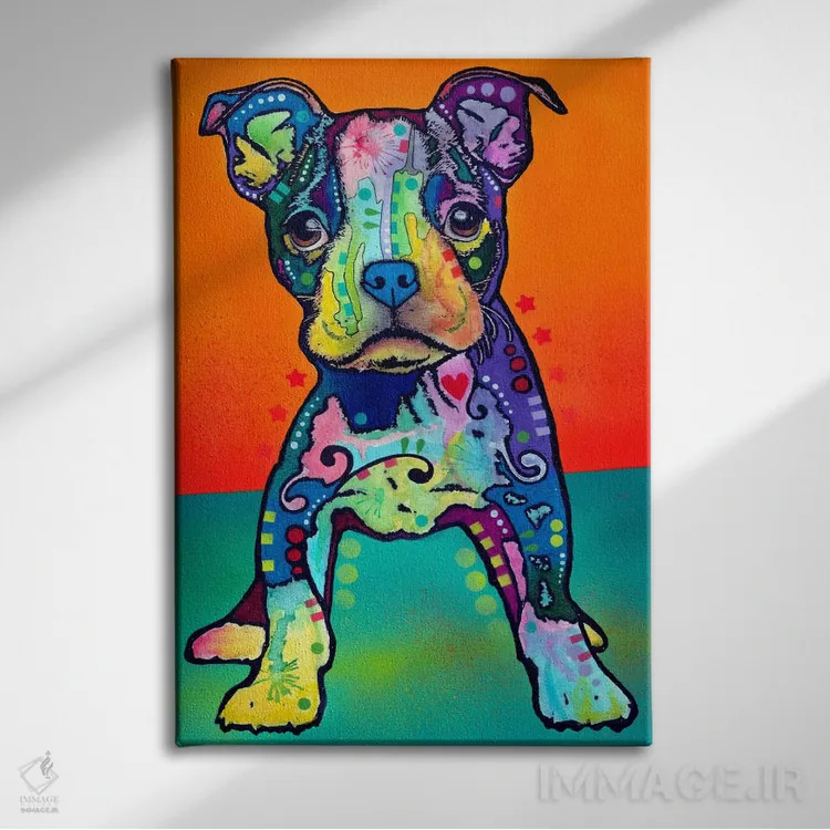 تابلو خودم به تنهایی اثر باور روسو - نمای روبهرو روی دیوار