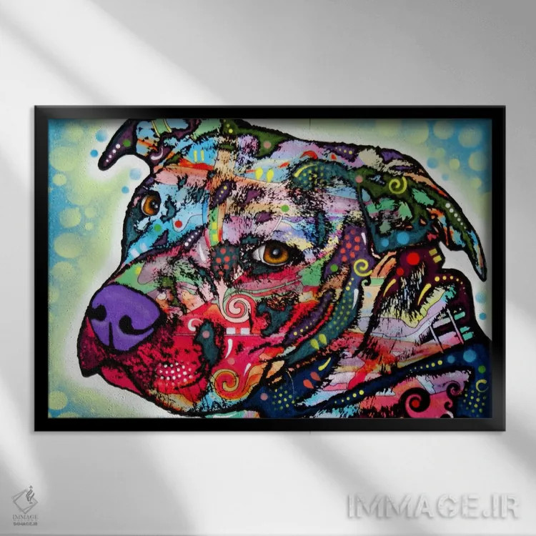 تابلو نقطه هدف اثر باور روسو - نمای قابدار مشکی