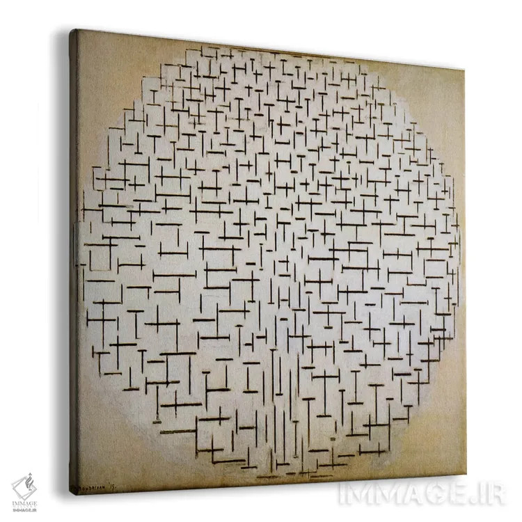 تابلو اسکله و اقیانوس اثر پیت موندریان - نمای پرسپکتیو محصول