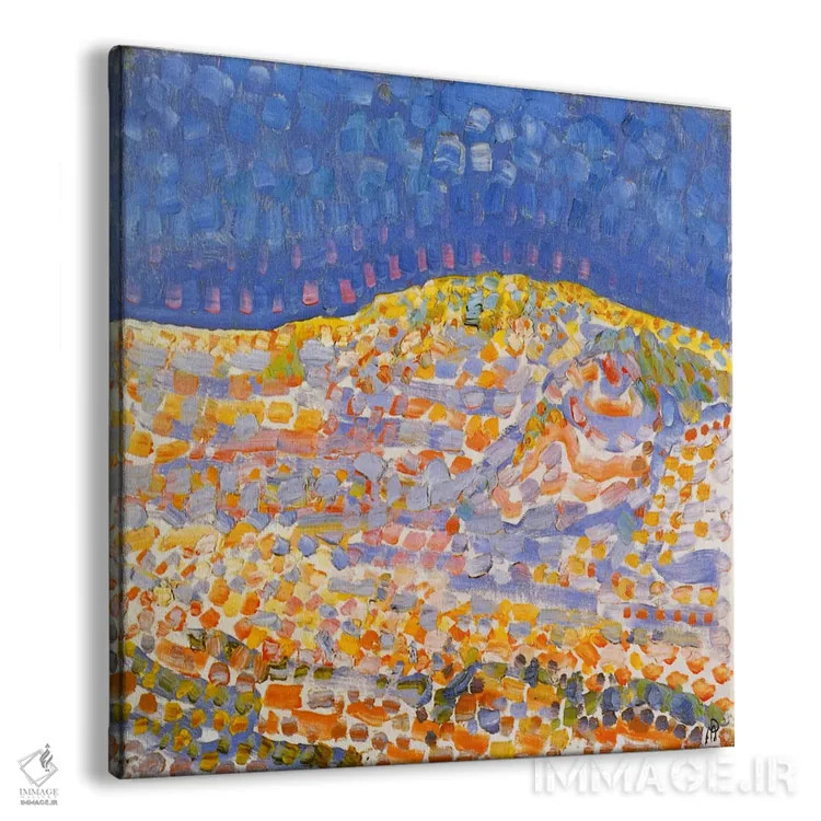 تابلو تپههای شنی II اثر پیت موندریان - نمای پرسپکتیو محصول