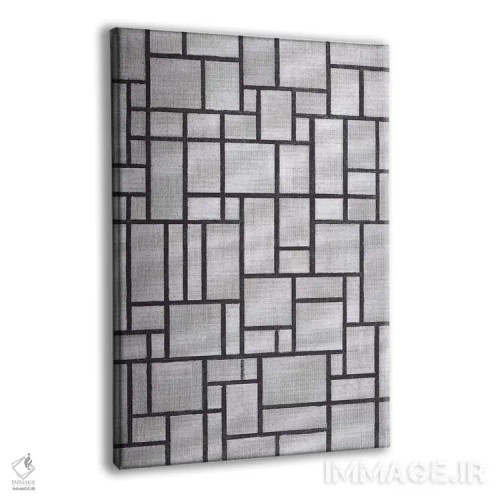 تابلو ترکیب در خاکستری، ۱۹۱۹ اثر پیت موندریان - نمای پرسپکتیو محصول