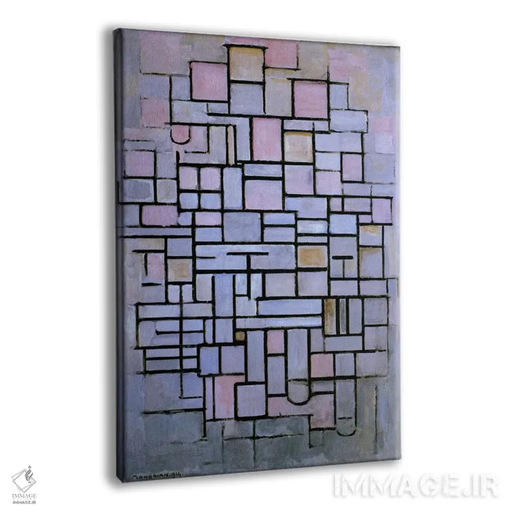 تابلو ترکیب شماره ۶، ۱۹۱۴ اثر پیت موندریان - نمای پرسپکتیو محصول