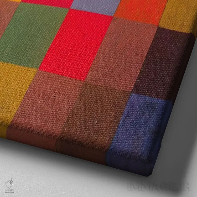 تابلو هارمونی جدید اثر پل کله - نمای نزدیک بافت بوم