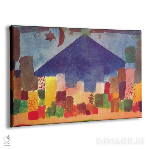 تابلو شب مصری اثر پل کله - نمای پرسپکتیو محصول