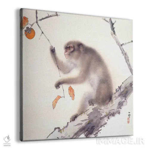 تابلو میمون اثر هاشیموتو کانستسو - نمای پرسپکتیو محصول