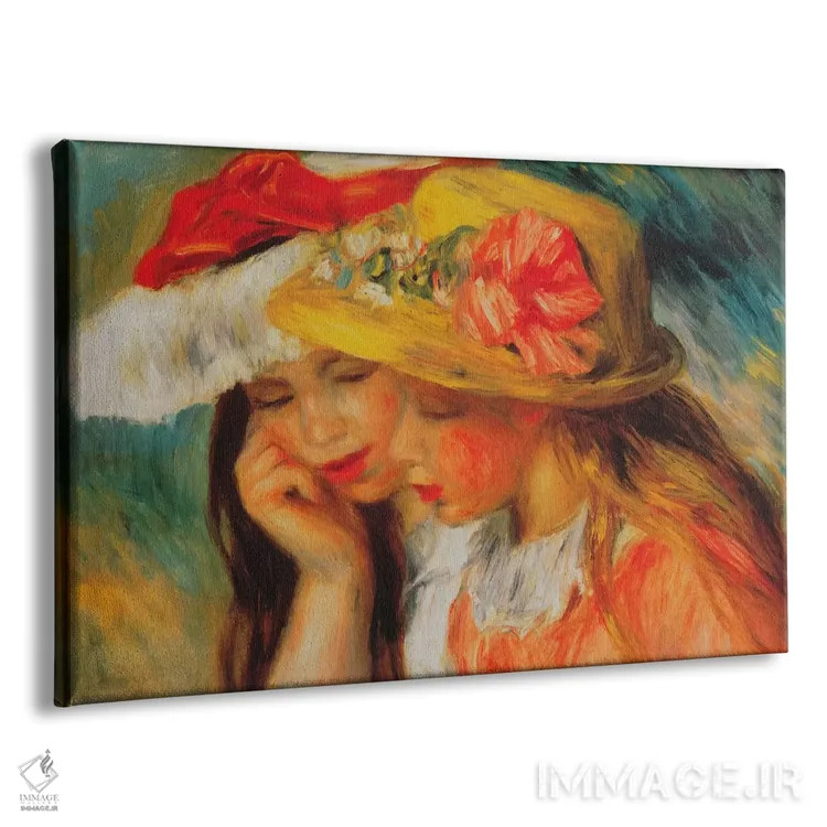 تابلو دو خواهر اثر پیر-اوگوست رنوار - نمای پرسپکتیو محصول