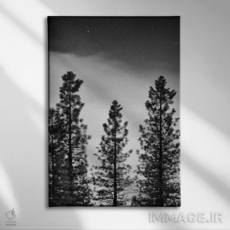 تابلو سحابی آبی اثر جفری آنسل آگرونس - نمای روبهرو روی دیوار