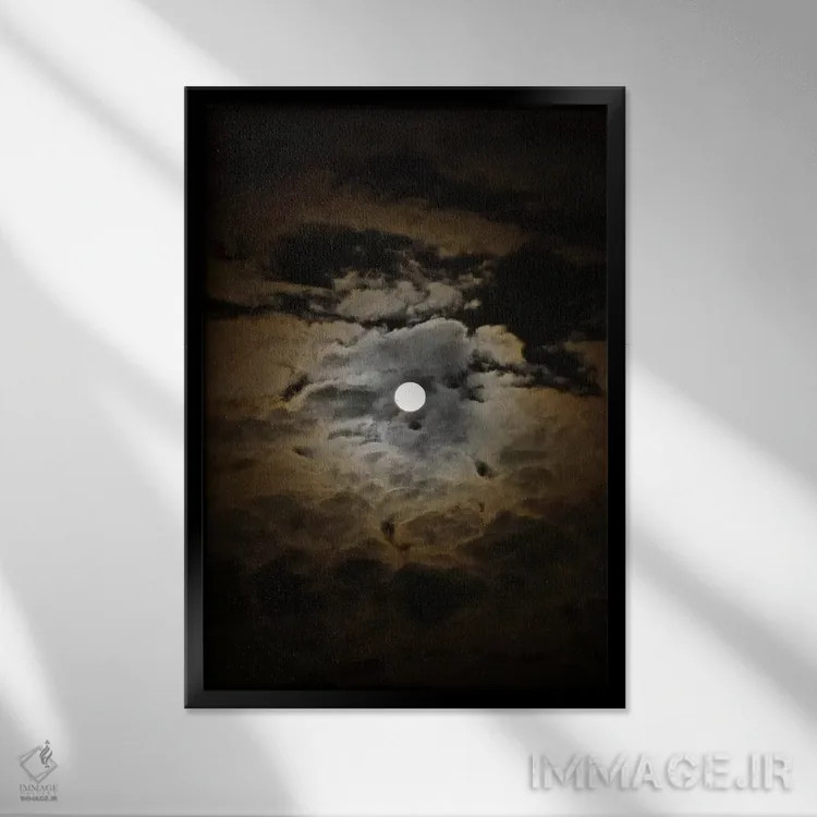 تابلو انباشت اثر جفری آنسل آگرونس - نمای قابدار مشکی